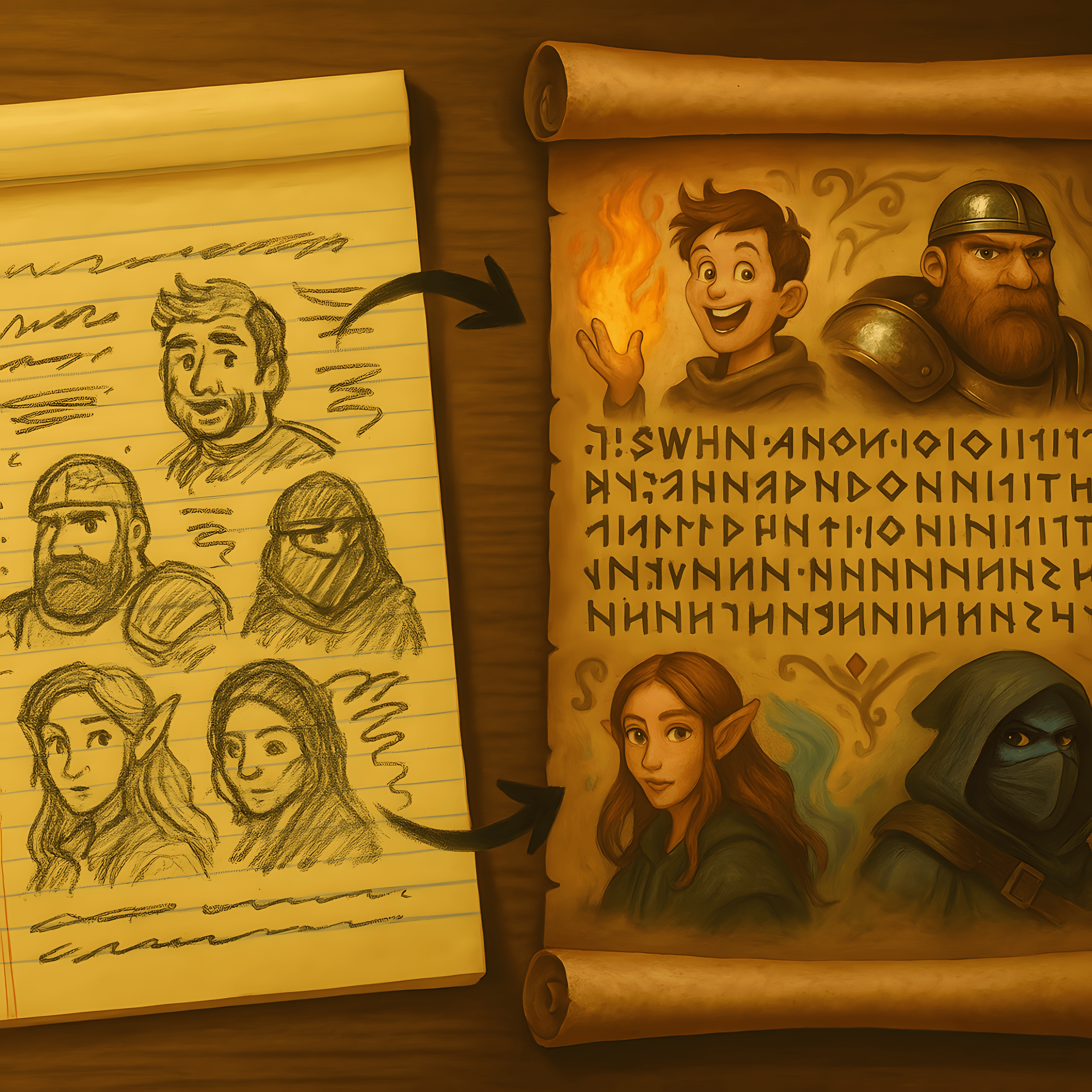 Archivist AI generating TTRPG session recaps from disorganized notes